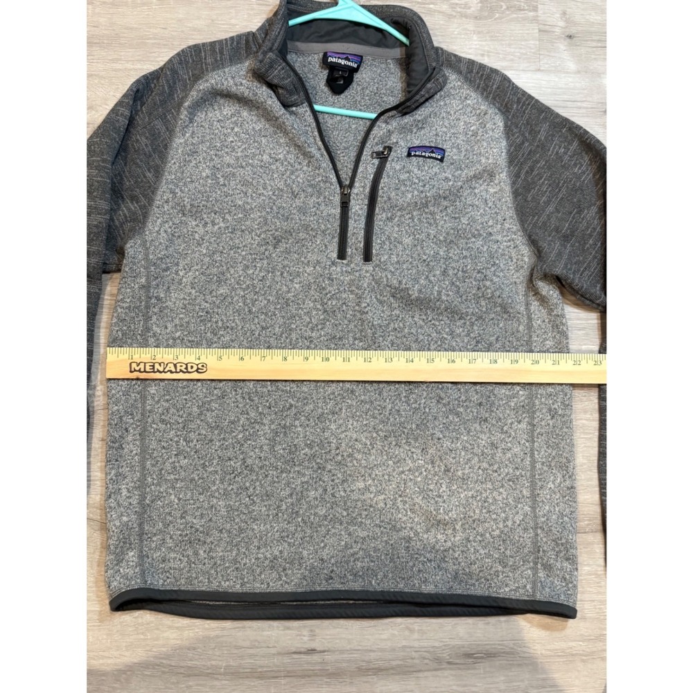 Patagonia Better Sweater 1/4 Zip Fleece Mens Large Grey Pullover 25523 FA19 - Picture 3 of 8